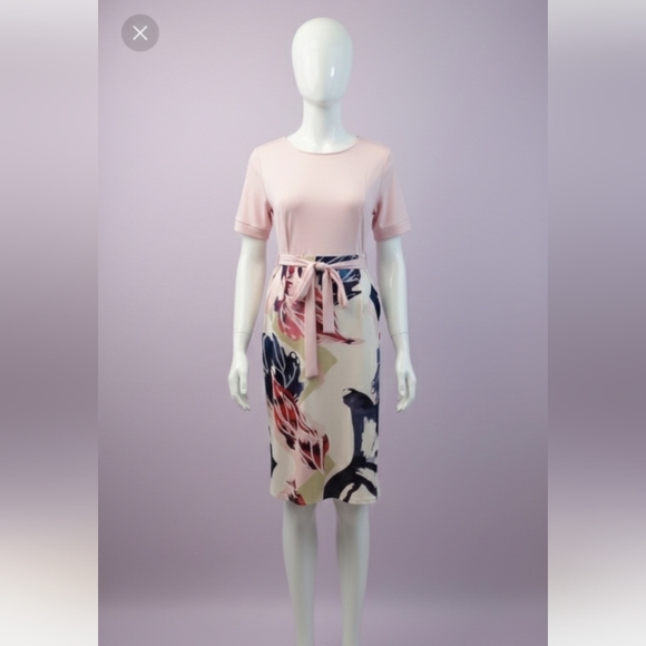 KISSMODA Women's Bodycon Elegant Pencil Dress With Belt Large - Picture 1 of 13